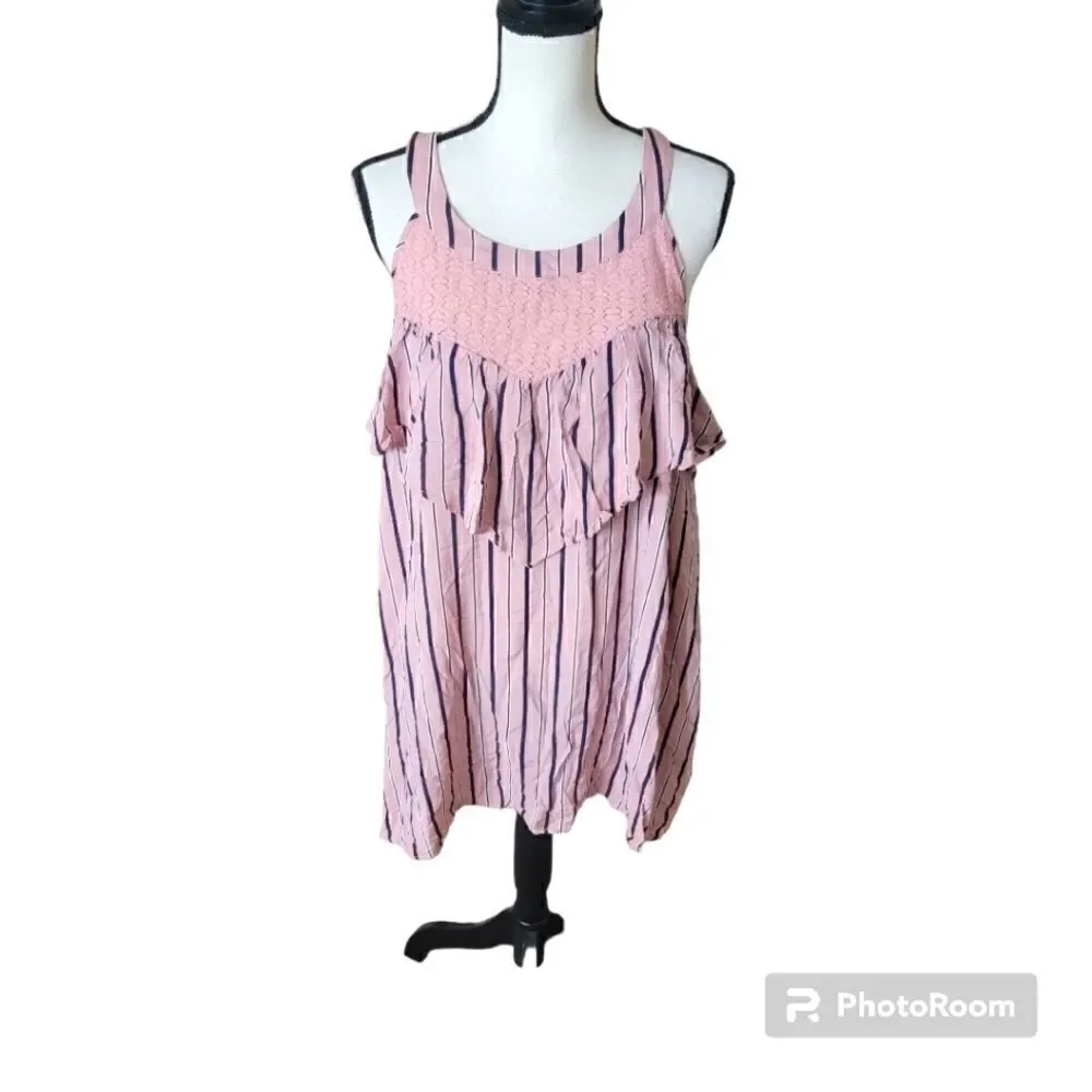 Torrid Layered Tank Top with Halter Neck. Size 5. - Picture 1 of 8